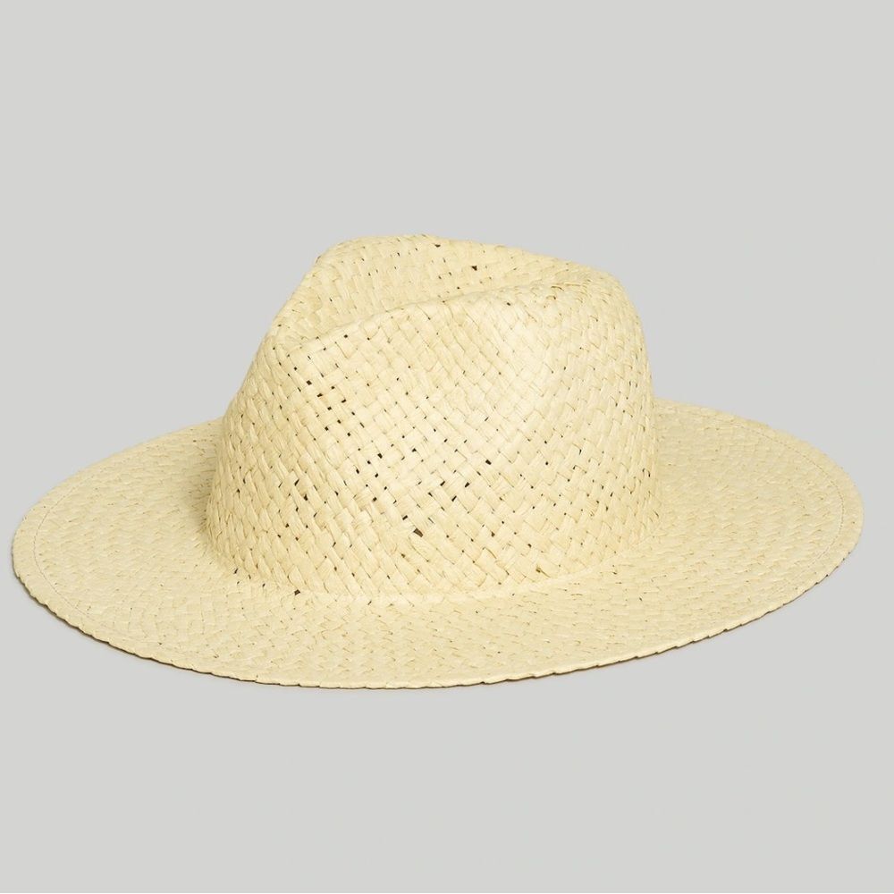 Madewell Packable Straw Hat Size M/L New!